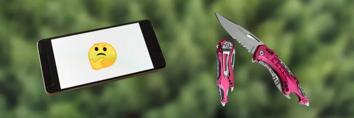 cute pink pocket knife