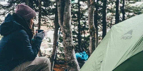 primitive camp site