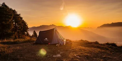 primitive camp site