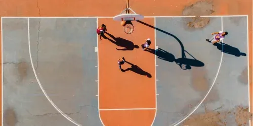 playing indoors