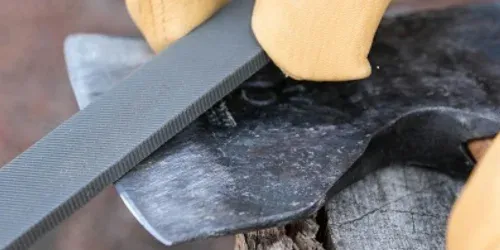 axe sharpening